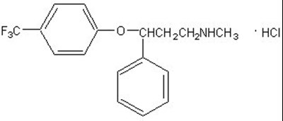 Image Of Chemical Structure (Fluoxetine HCl Chemical Structure)